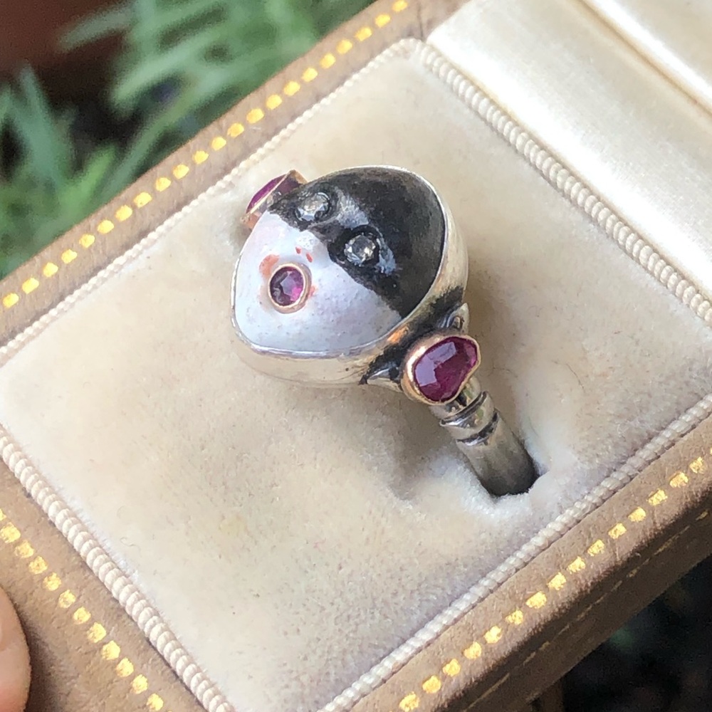 Georgian masquerade carnival masked ring - Picture 12 of 13